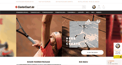Desktop Screenshot of centercourt.de